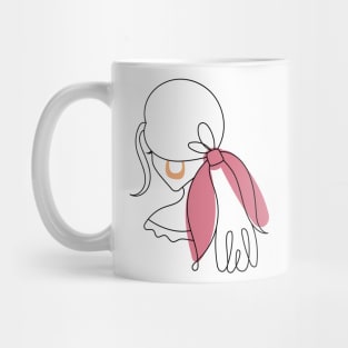 Abstract Woman Mug